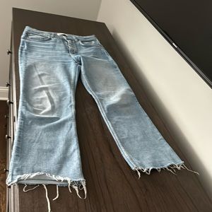 Zara flare ankle jeans, size 6